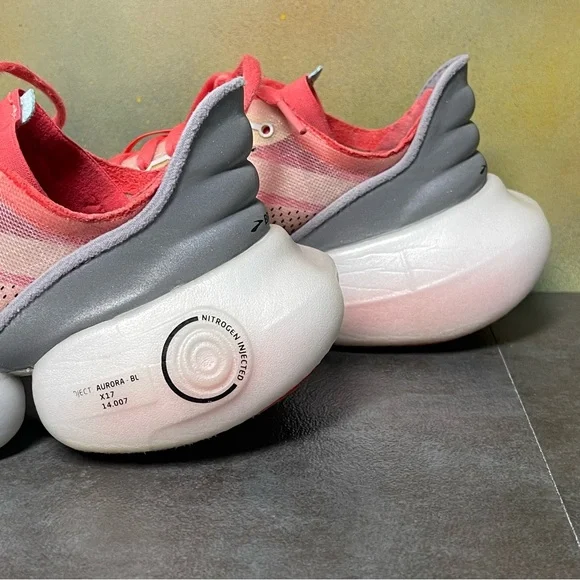 Brooks Aurora-BL Women's Running Shoes Grey/Coral/Black Size 7B - Picture 12 of 16